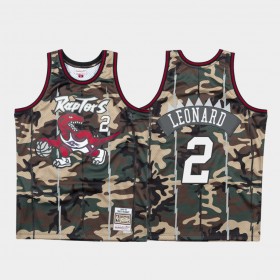 Dres Toronto Raptors Kawhi Leonard 2 Woodland Camo Swingman